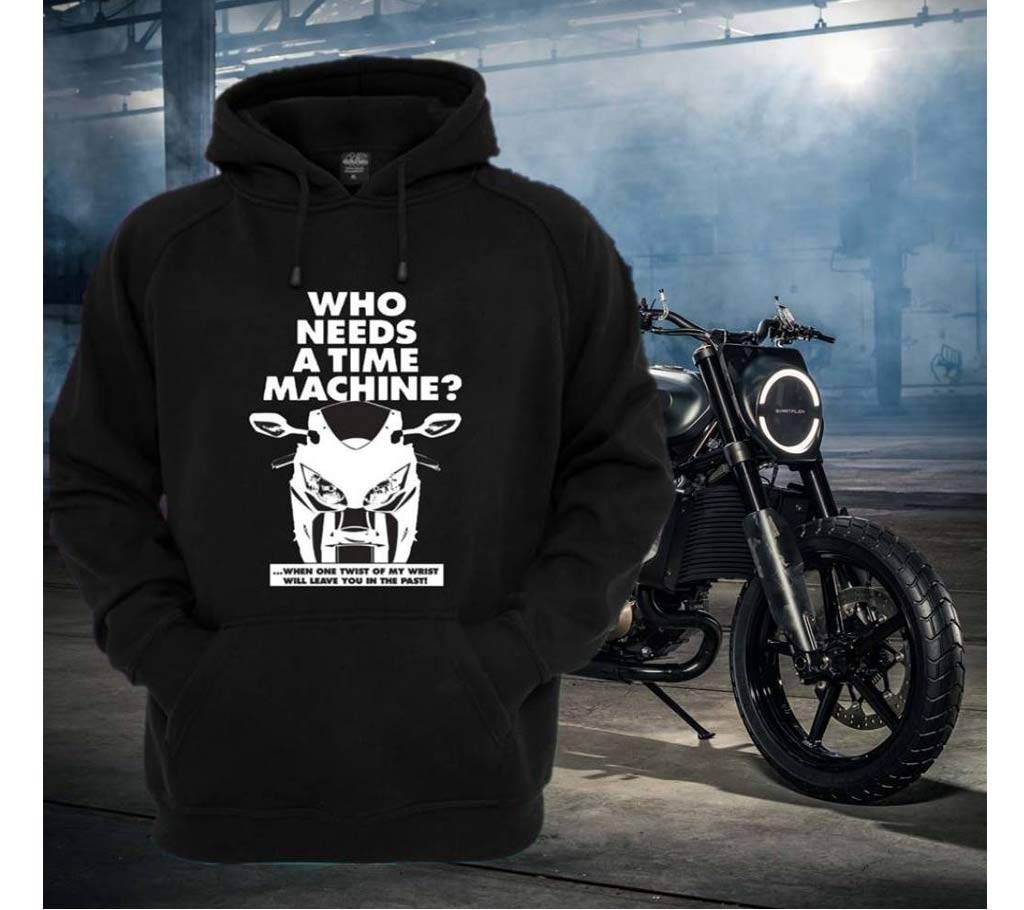Time Machine Full Sleeve Gents Hoodie