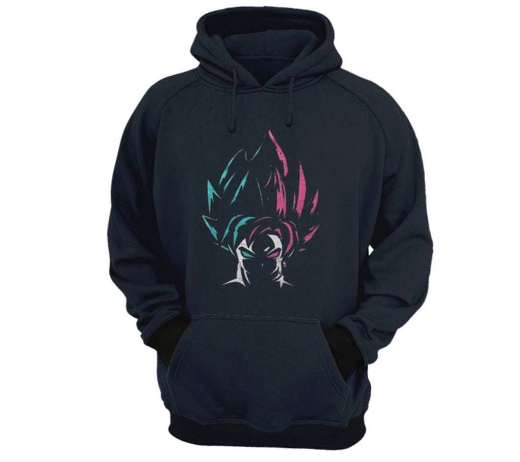 Lazy-Navy Blue-Mens-Hoodie