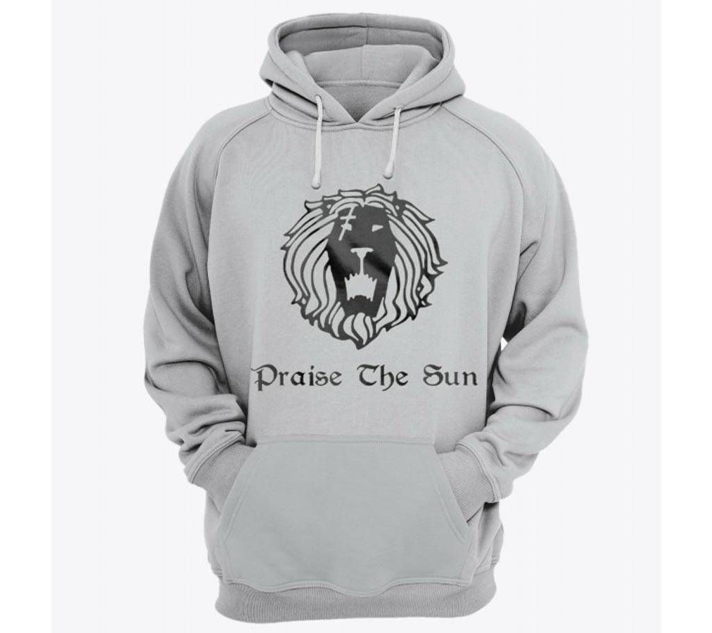 Sun-Grey Melange-Mens-Hoodie
