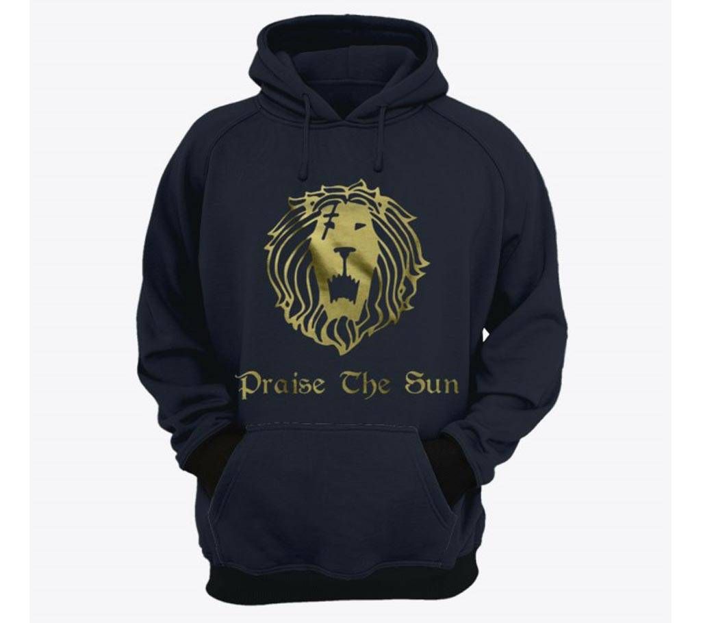 Sun-Navy Blue-Mens-Hoodie