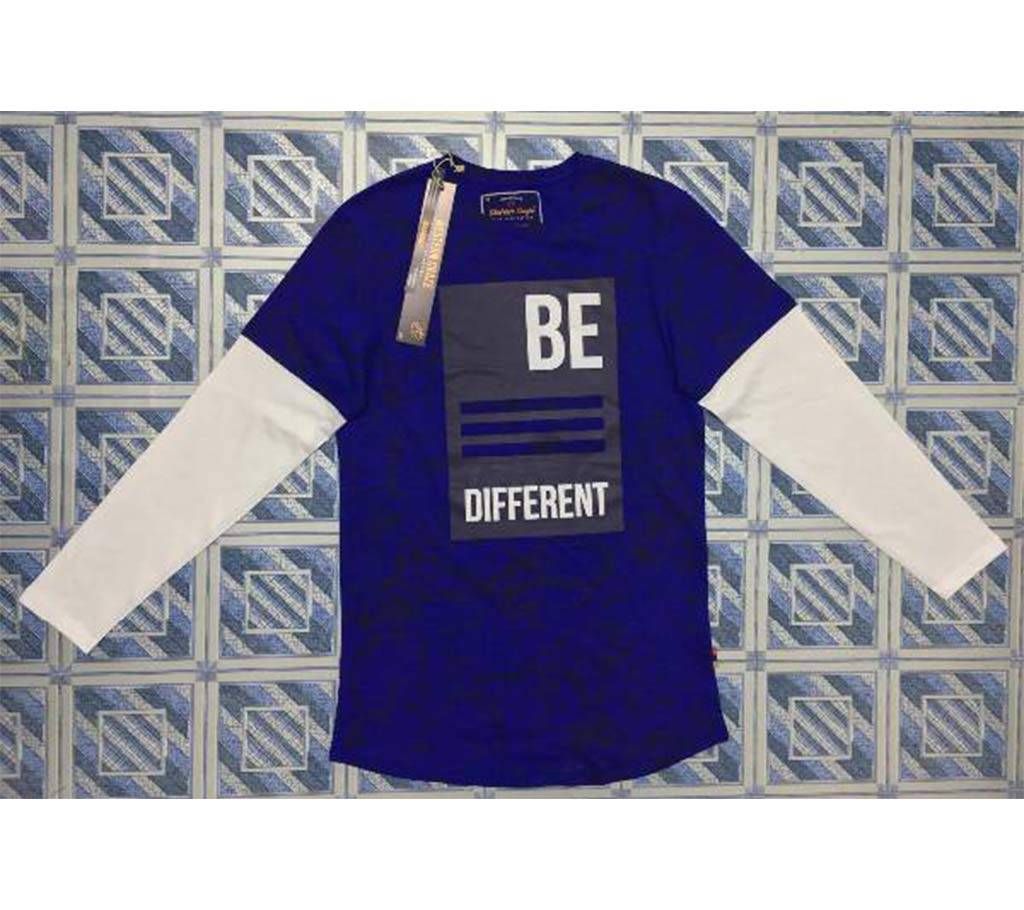 BE DIFFERENT Gents full sleeve t-shirt