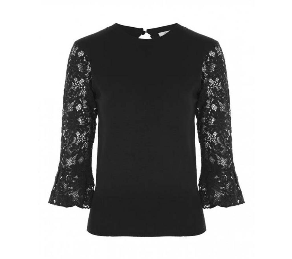 Ladies Round Neck Fancy Winter Top