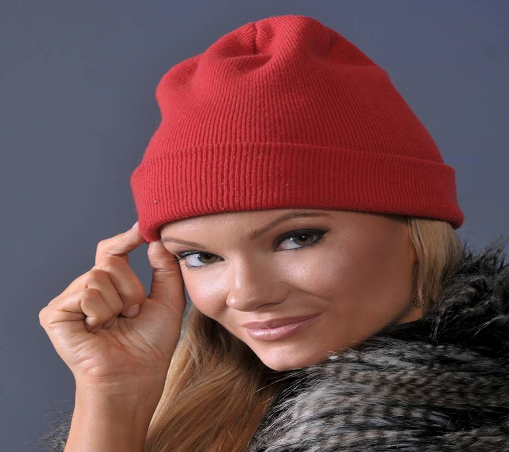 Woolen Winter Cap For Women 