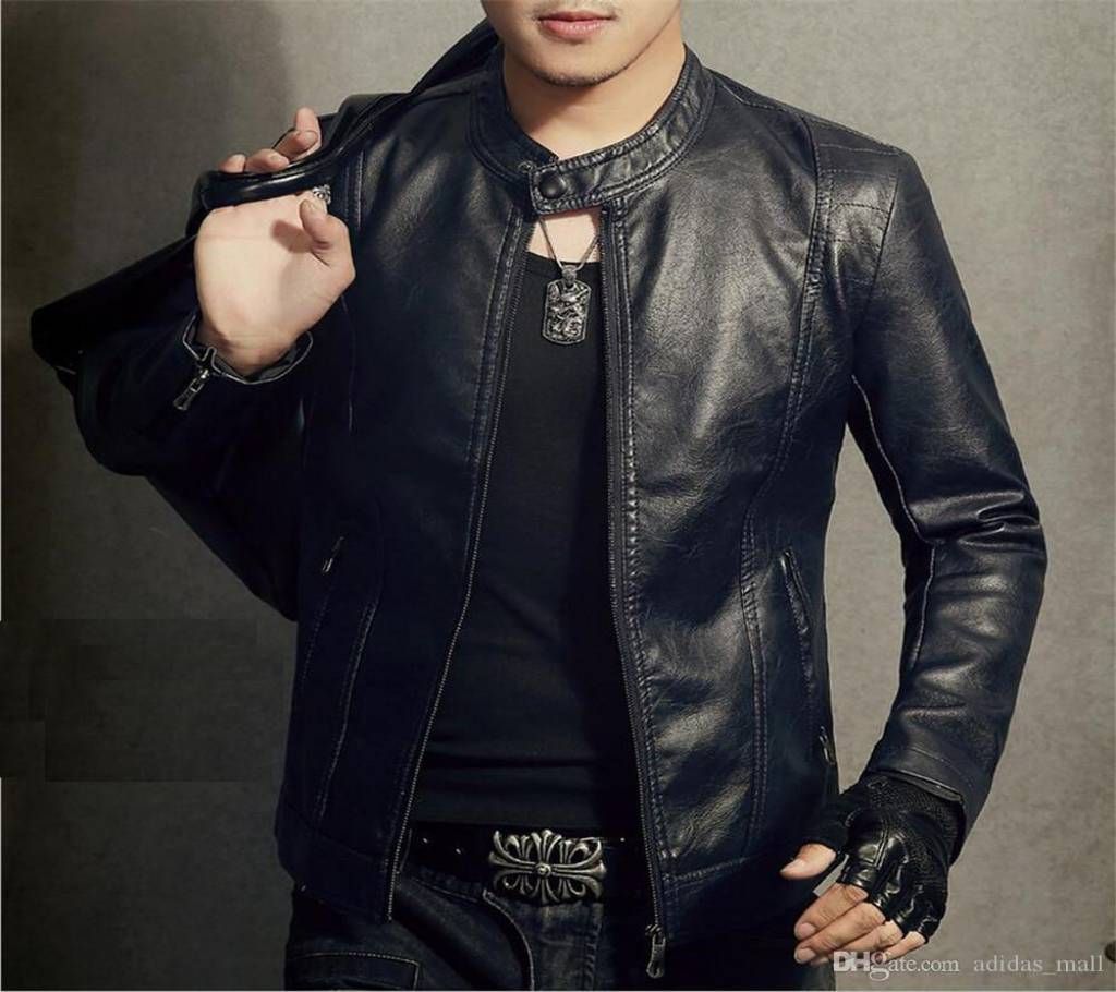 Artificial leather jackets For Men