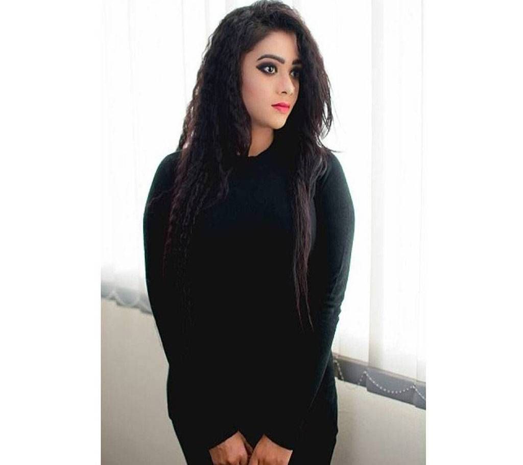 women"s Long sleeve Round Neck Pullover