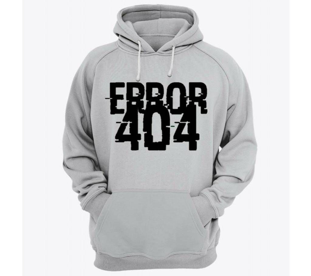 Error 404-Grey Melange-Mens-Hoodie