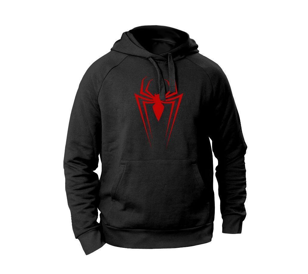 Black Spider Sign Hoodie for Men  186  LEB