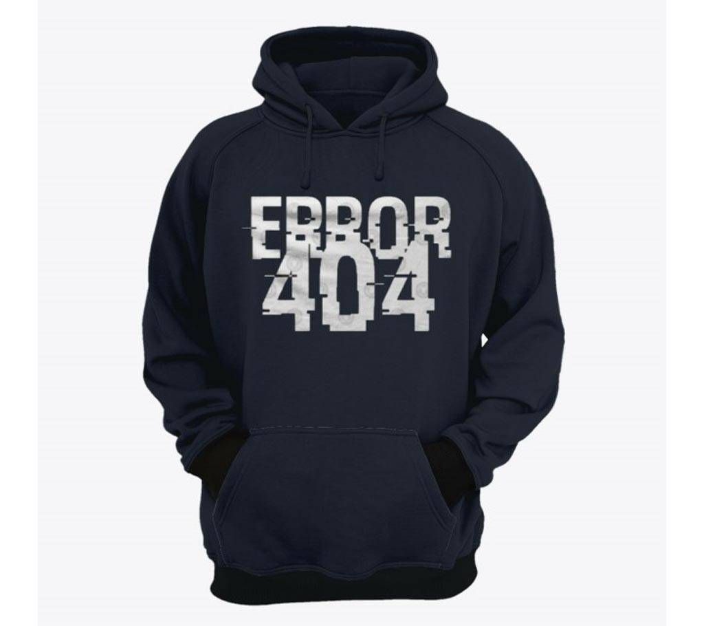 Error 404-Navy Blue-Mens-Hoodie