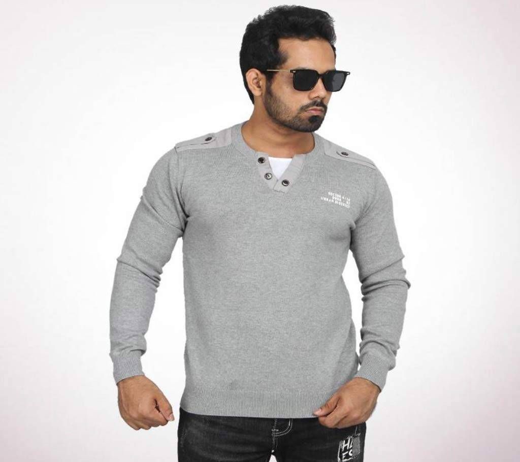 Gents Cotton Winter Sweater