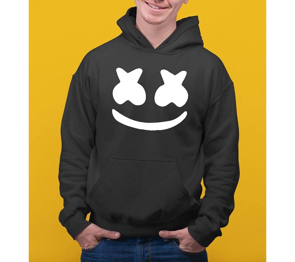 Marsmellow Mens Hoodie - Black