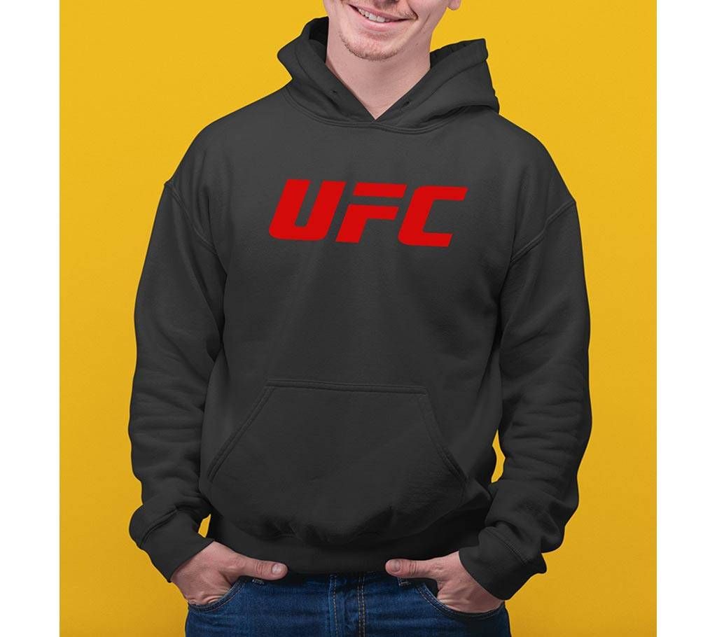ufc Mens Hoodie - Black
