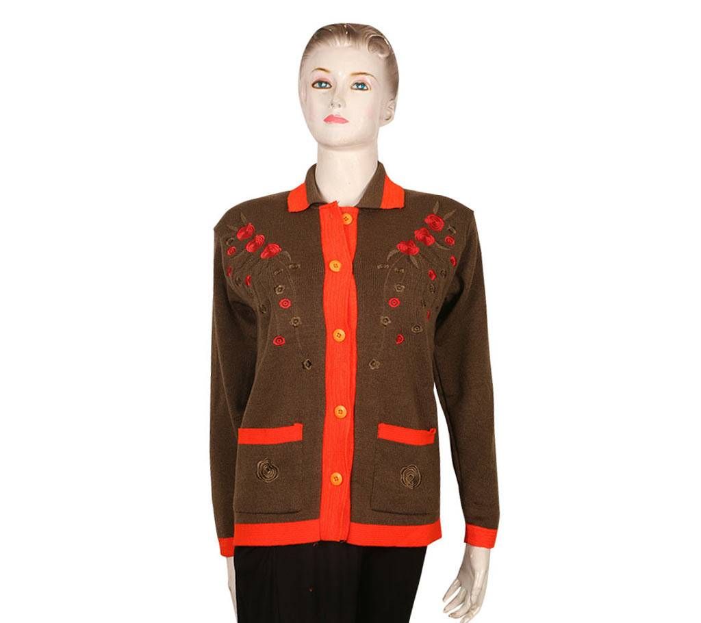 Ladies Full Sleeve Woolen Cotton Sweater