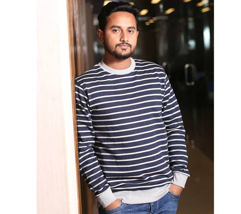 Fleece and Mixed Cotton Sweatshirt