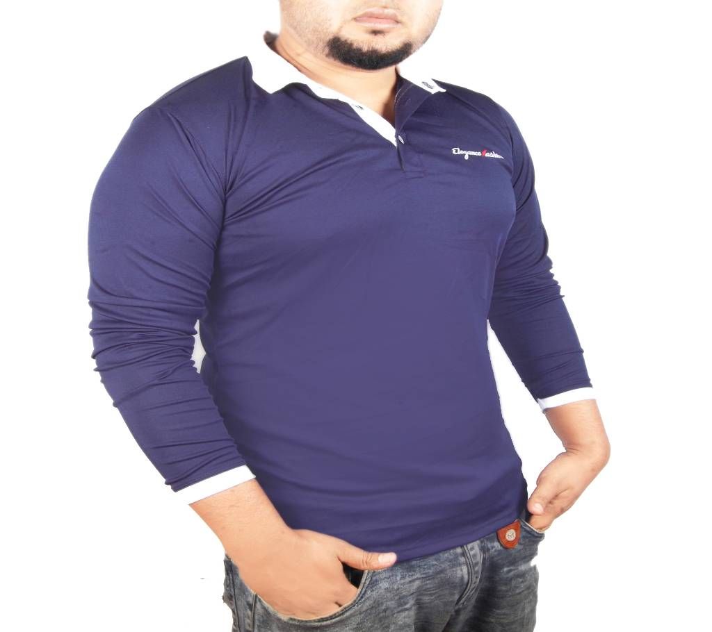 Exclusive Full Sleeve T Shirt For Mens- Dark Green
