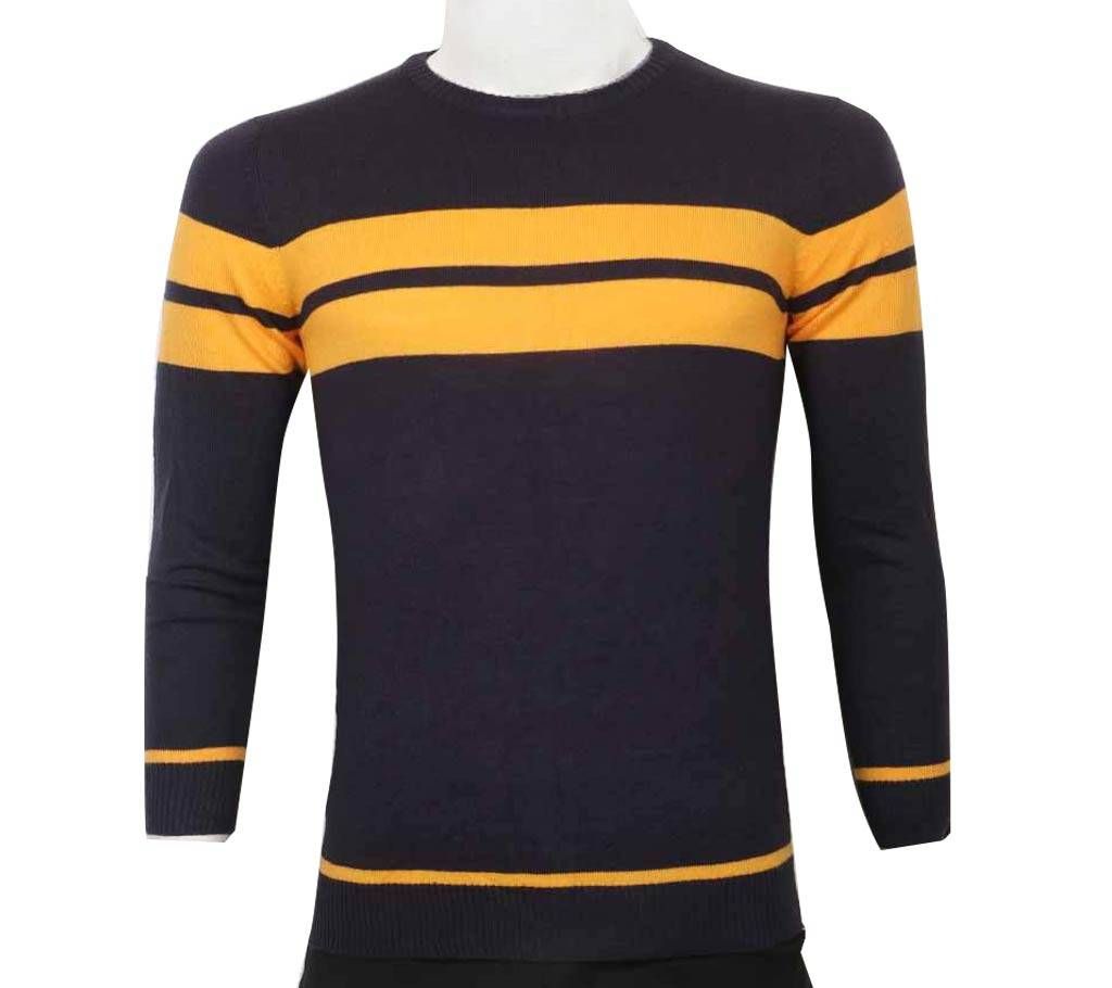 Gents Full Sleeve Round-Neck Sweater