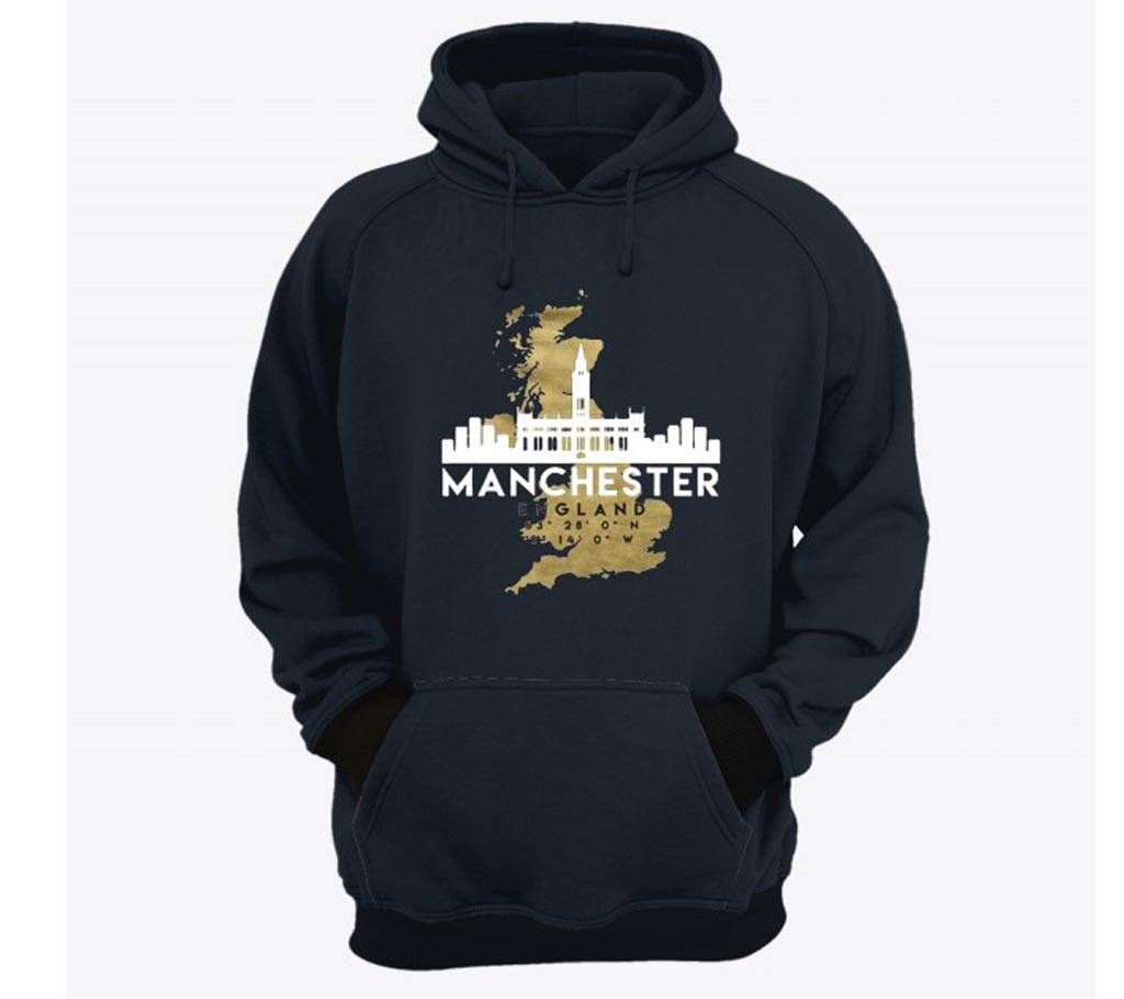 Manchester-Navy Blue-Mens-Hoodie