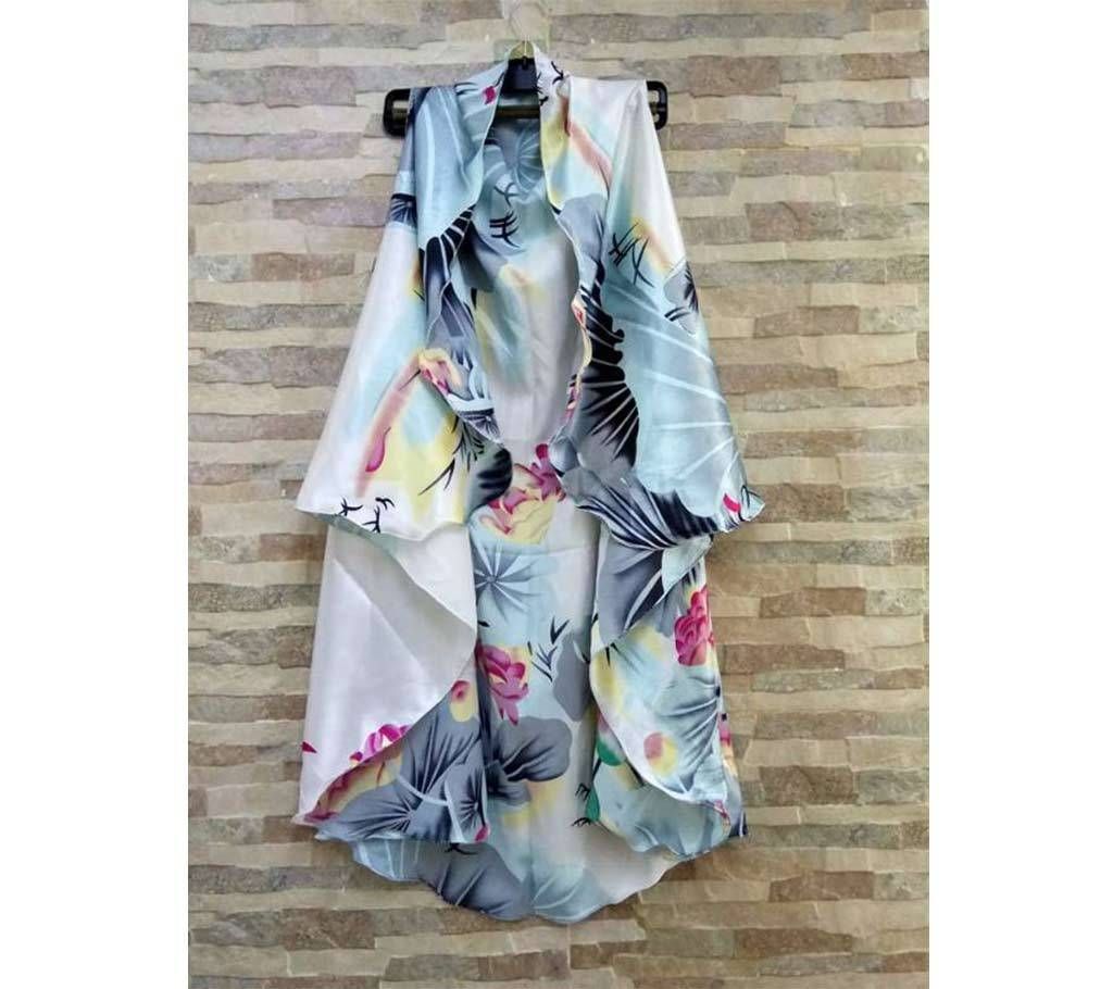Ladies Printed Silk Shrug