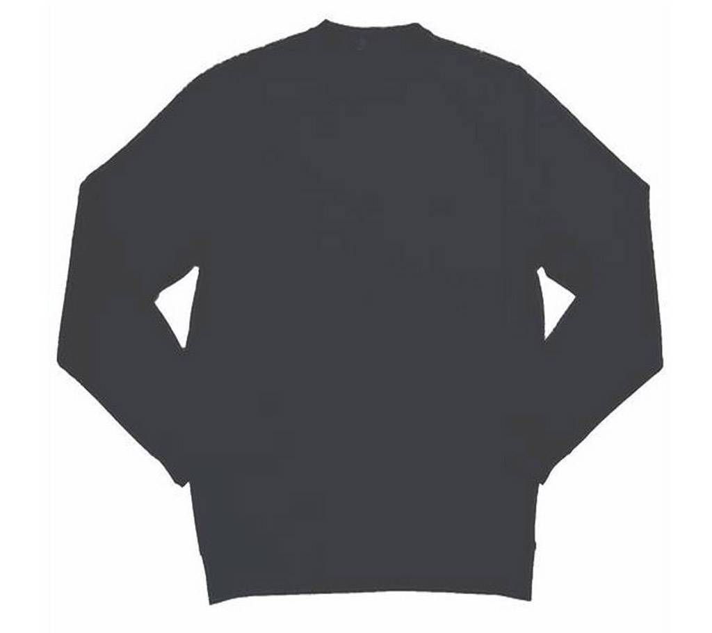 Gents Cotton Sweater - Black 