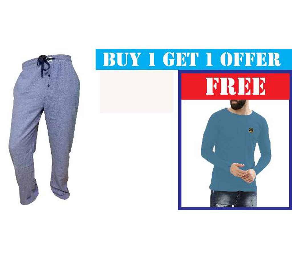 Mens Sweatpant With Free Full Sleeve T-Shirt