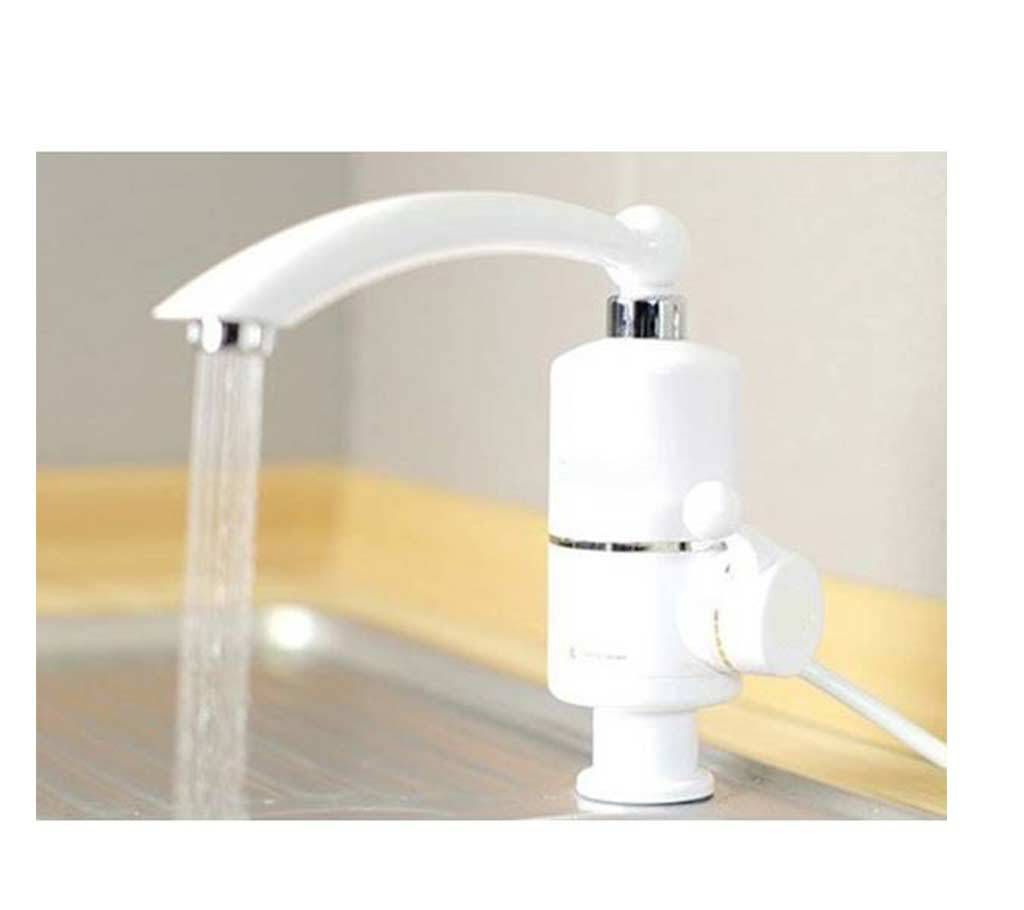 Instant heating faucet for basin geyser