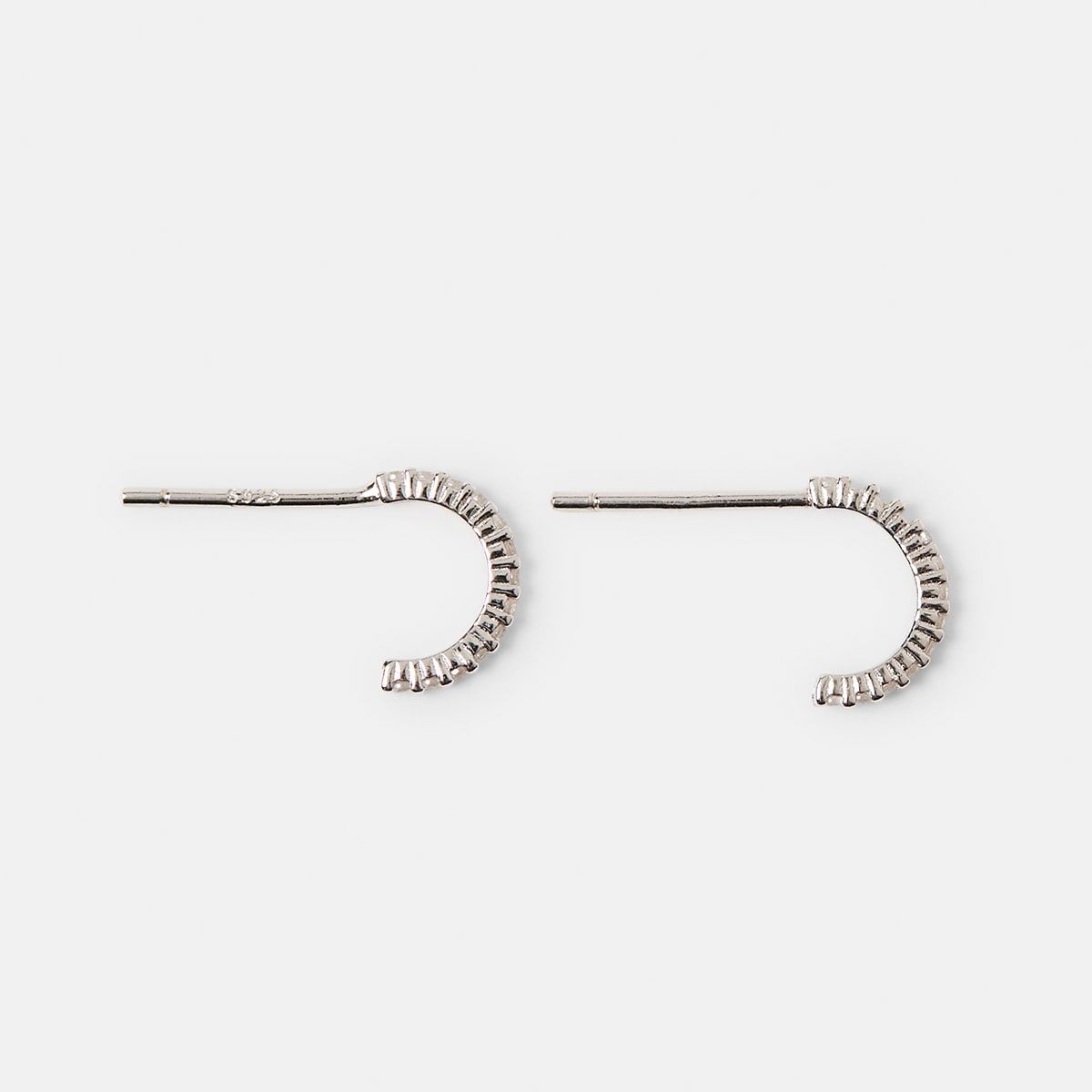 Sterling Silver Mini Hoop Earrings