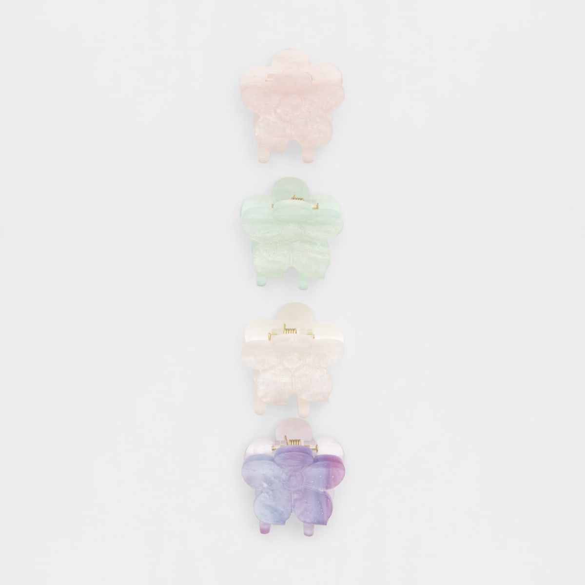 4 Pack Daisy Clips - Pastel