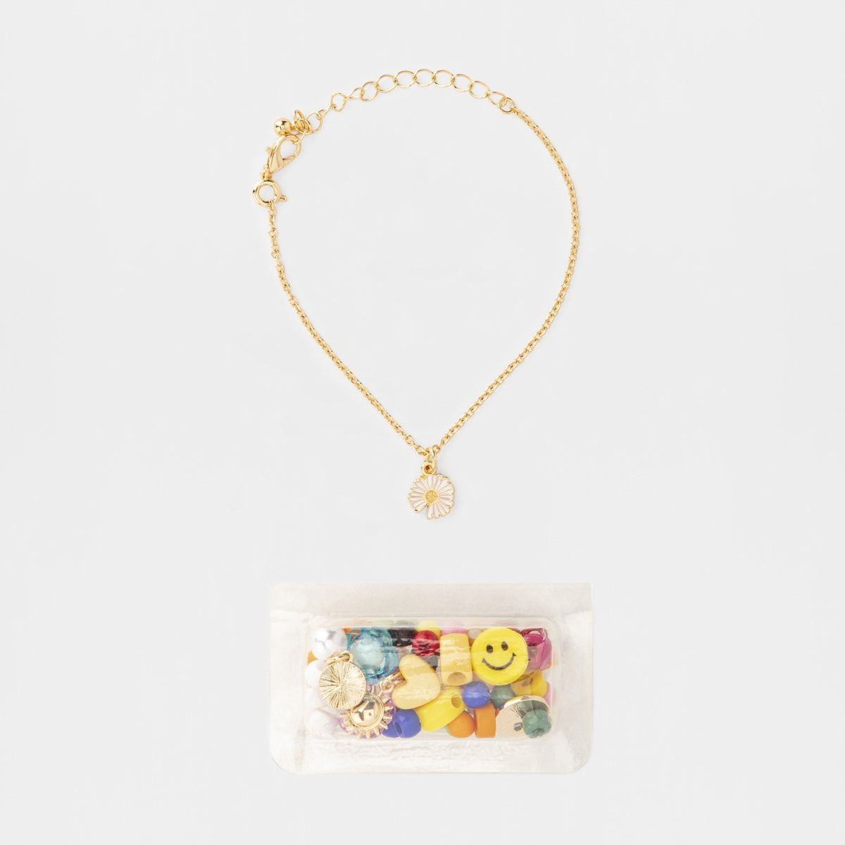 90s DIY Bracelet - Gold Look