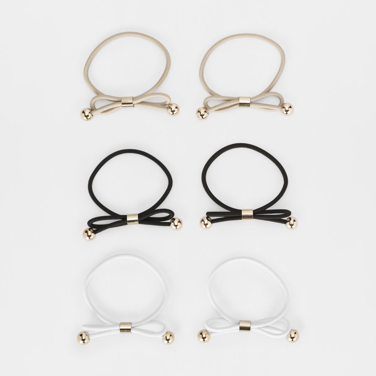 8 Pack Bow Bobble Hair Tie