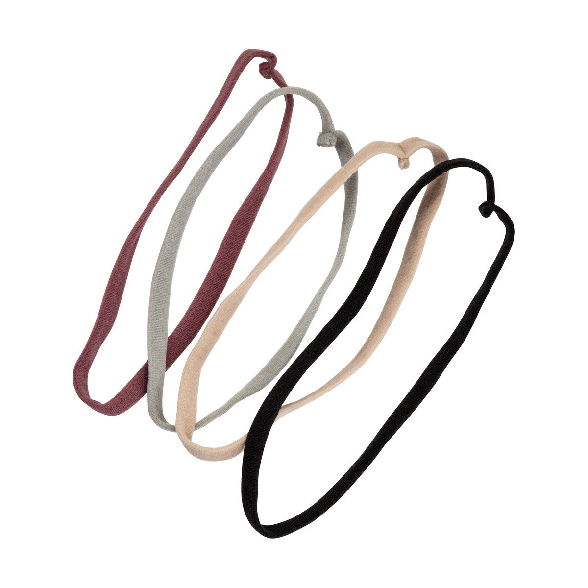 4 Pack Elastic Headbands