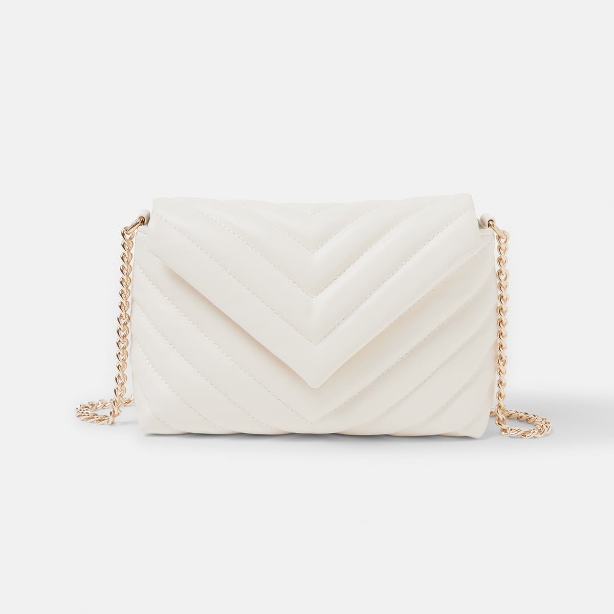 Zig Zag PU Crossbody Bag