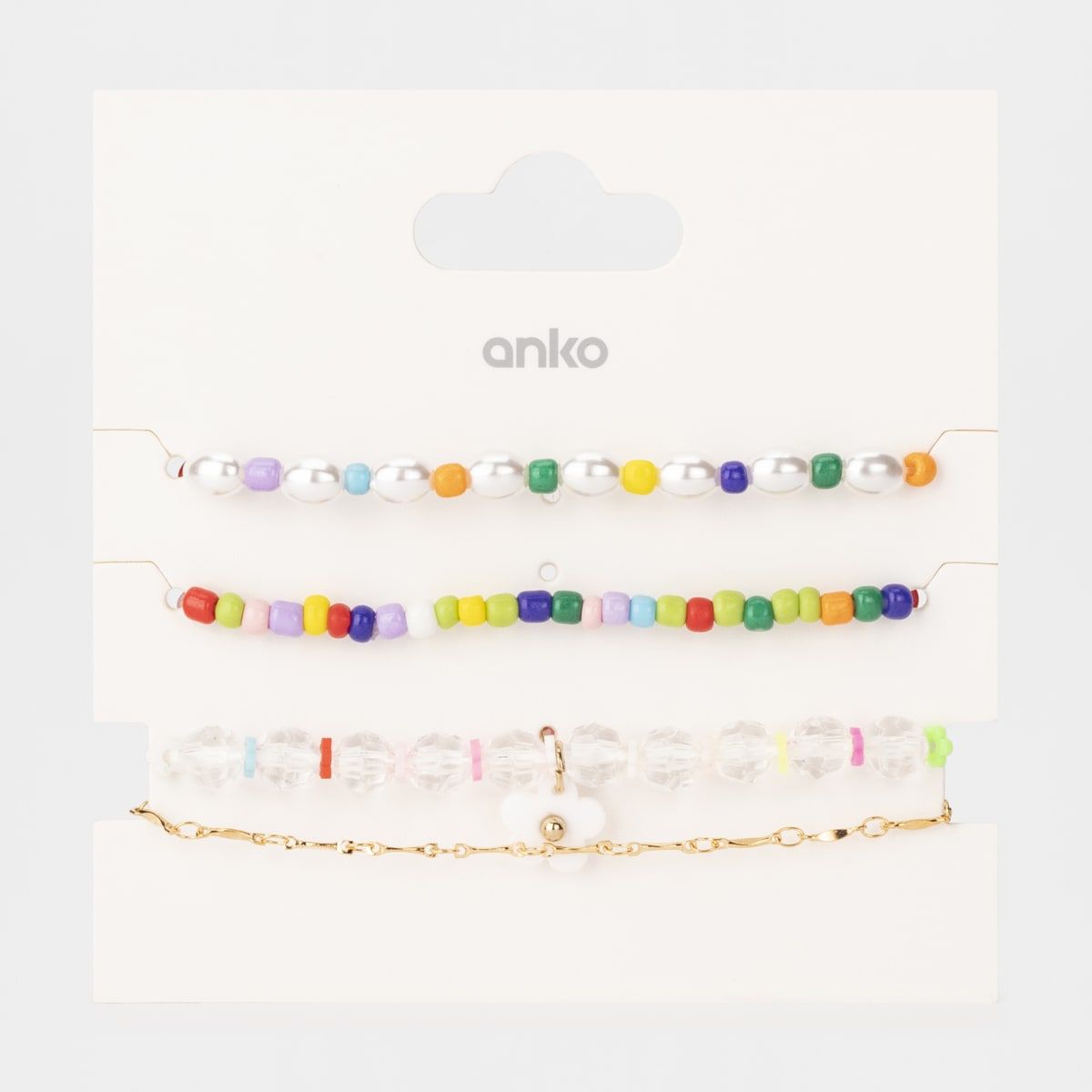 Multi Pack Wrist Bracelets - Gold Look