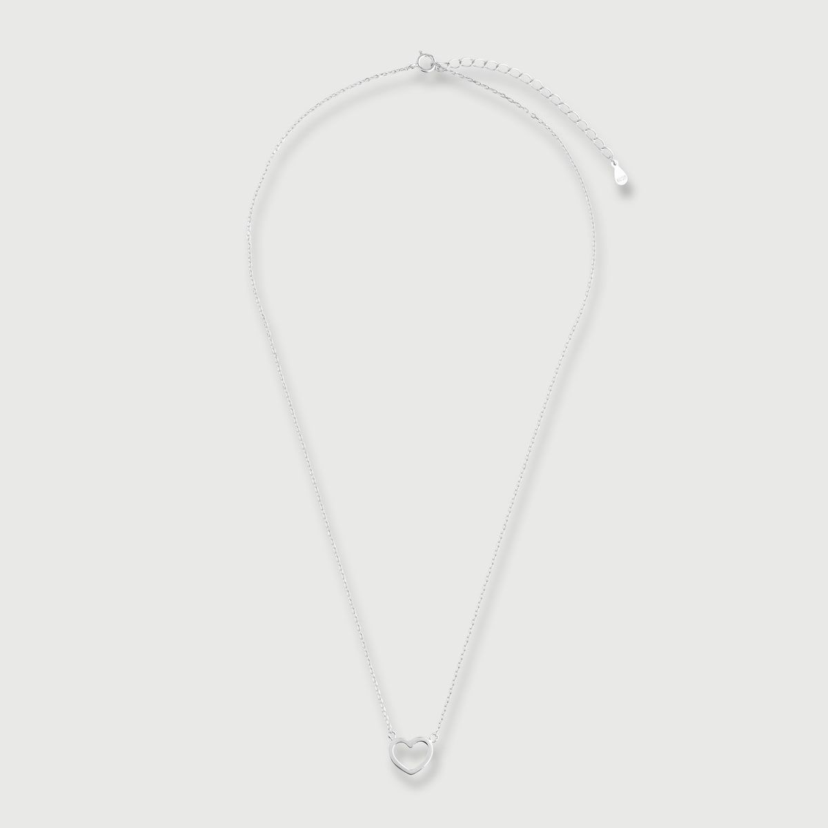 Sterling Silver Heart Necklace