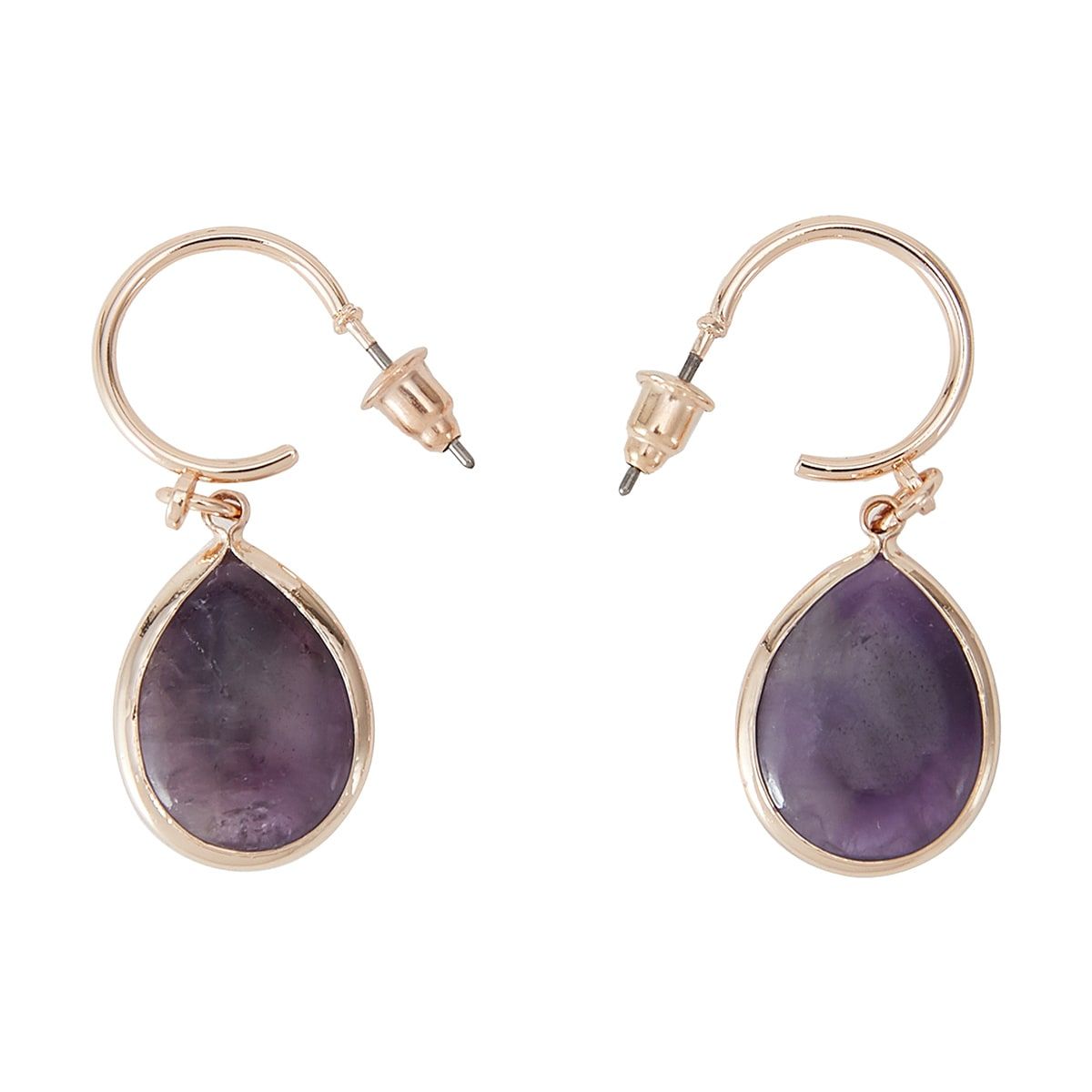 Semi Precious Stone Earrings