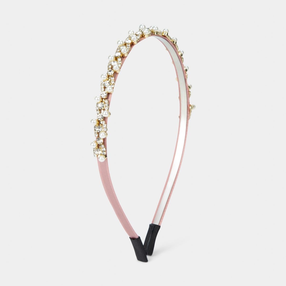 Faux Pearl Diamante Headband