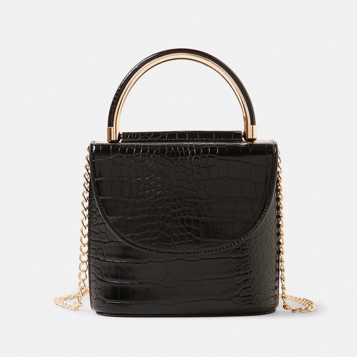 Croc Top Handle Bag