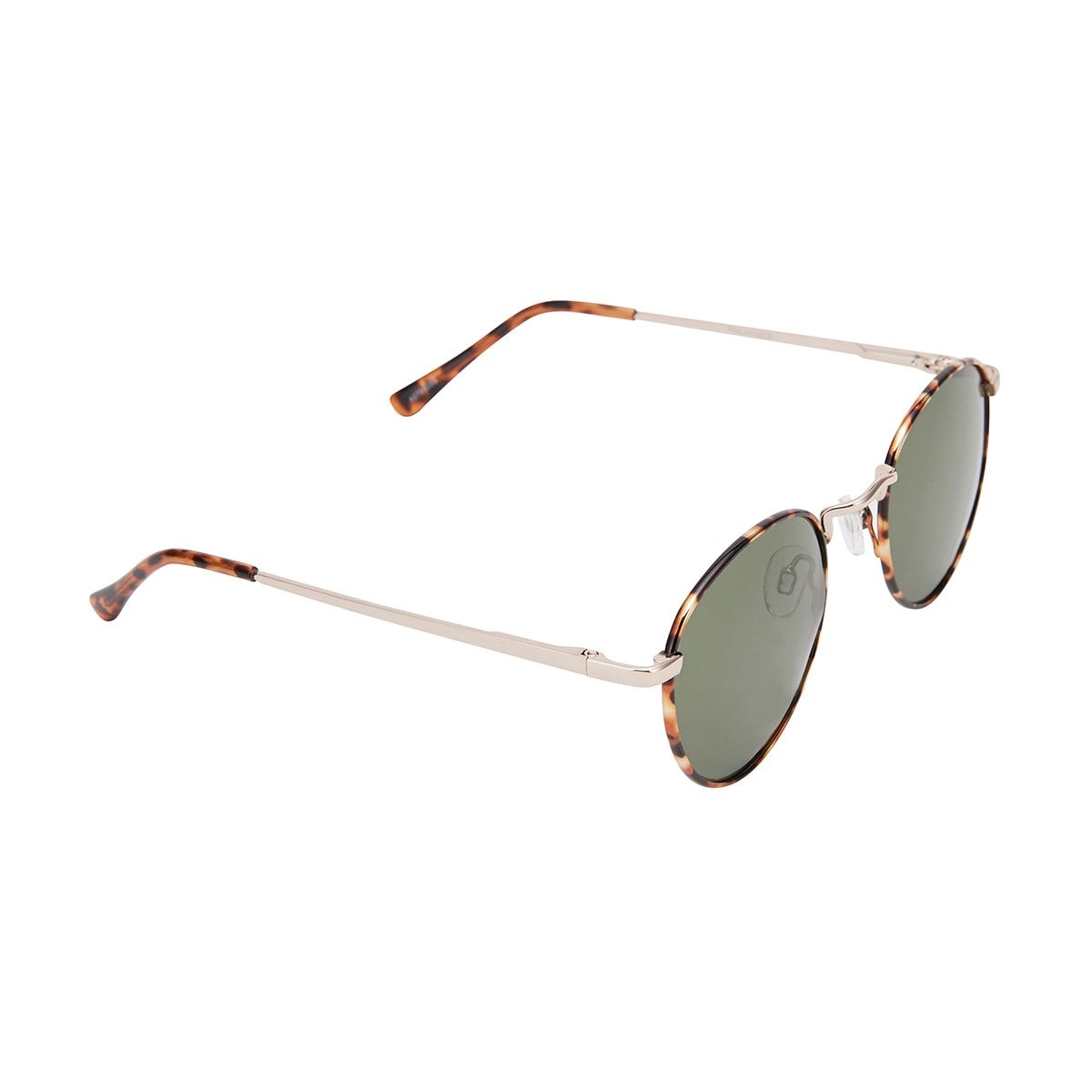 Round Frame Elevated Sunglasses