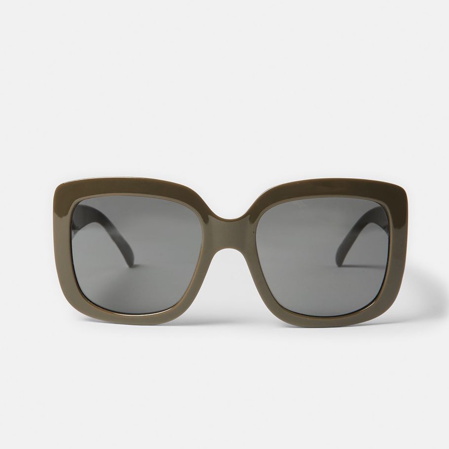Large Classic Square Frame Sunglasses