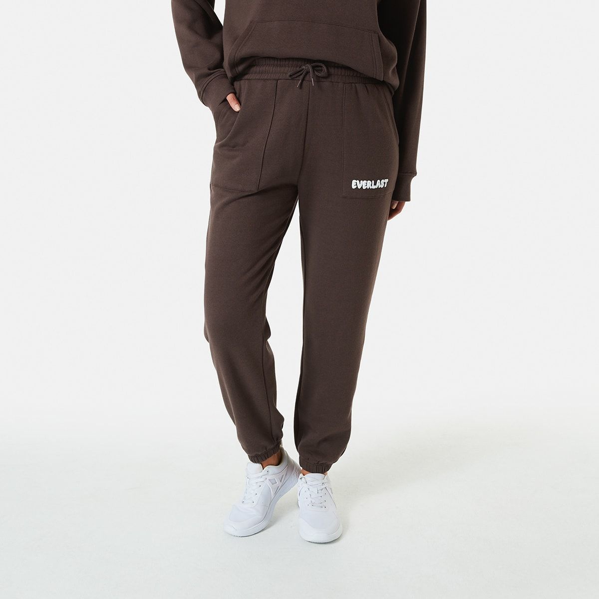 Active Everlast Womens Street Patch Pocket Sweatpants