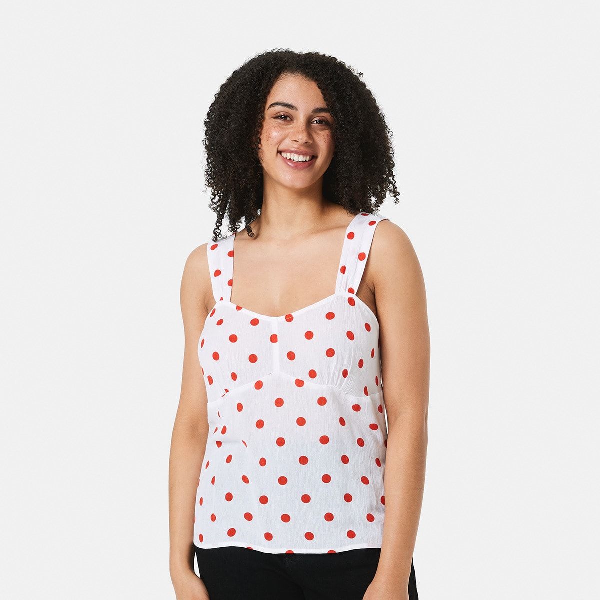 Sleeveless Bodice Top