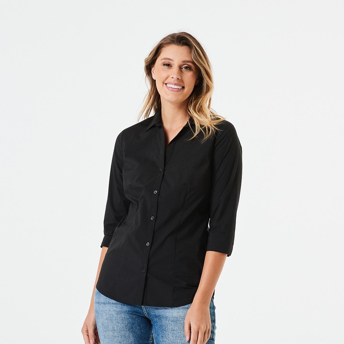 3/4 Sleeve Work Shirt
