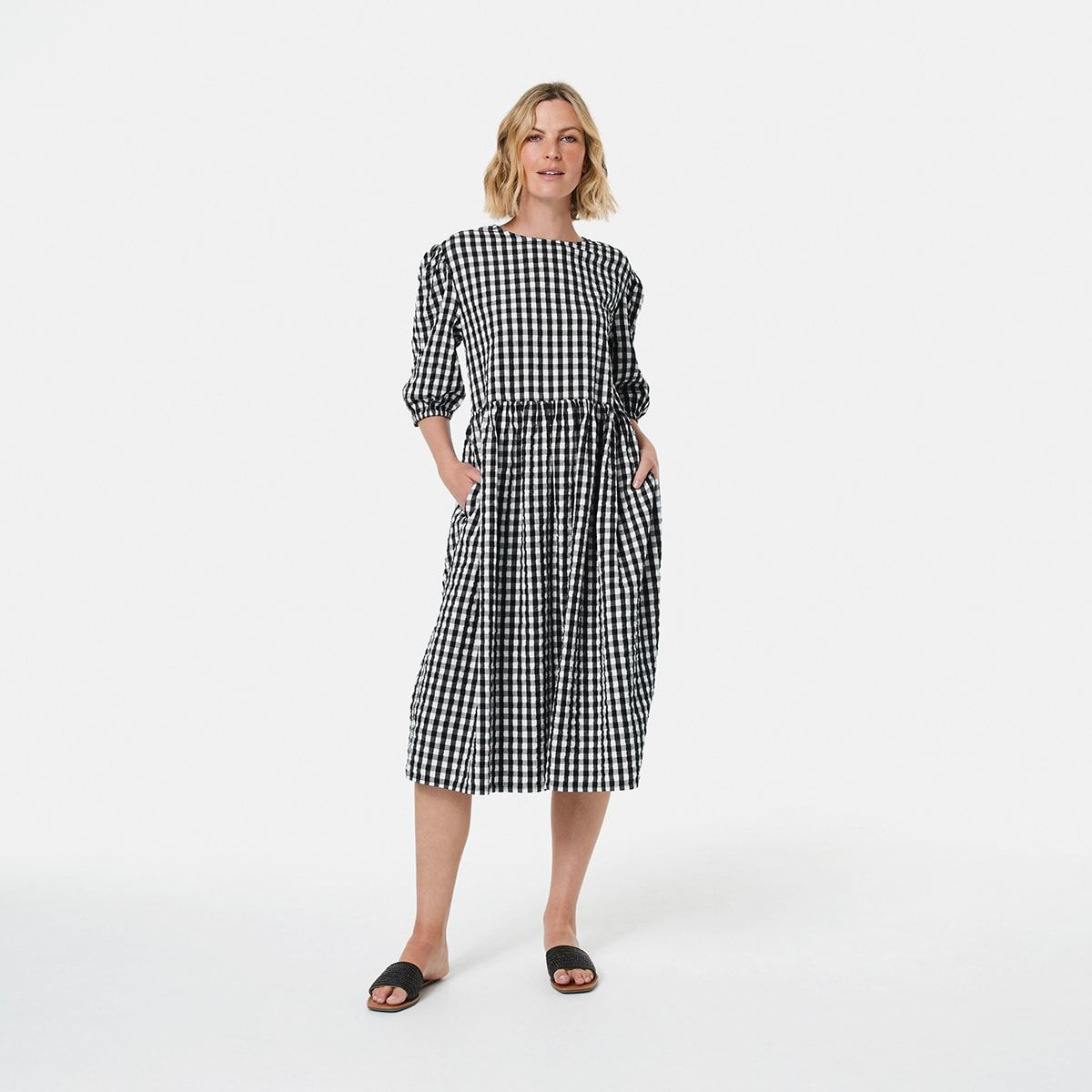 3/4 Midi Dress