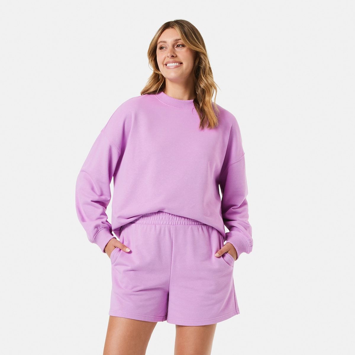 Long Sleeve Oversized Crew Neck Sweatshirt