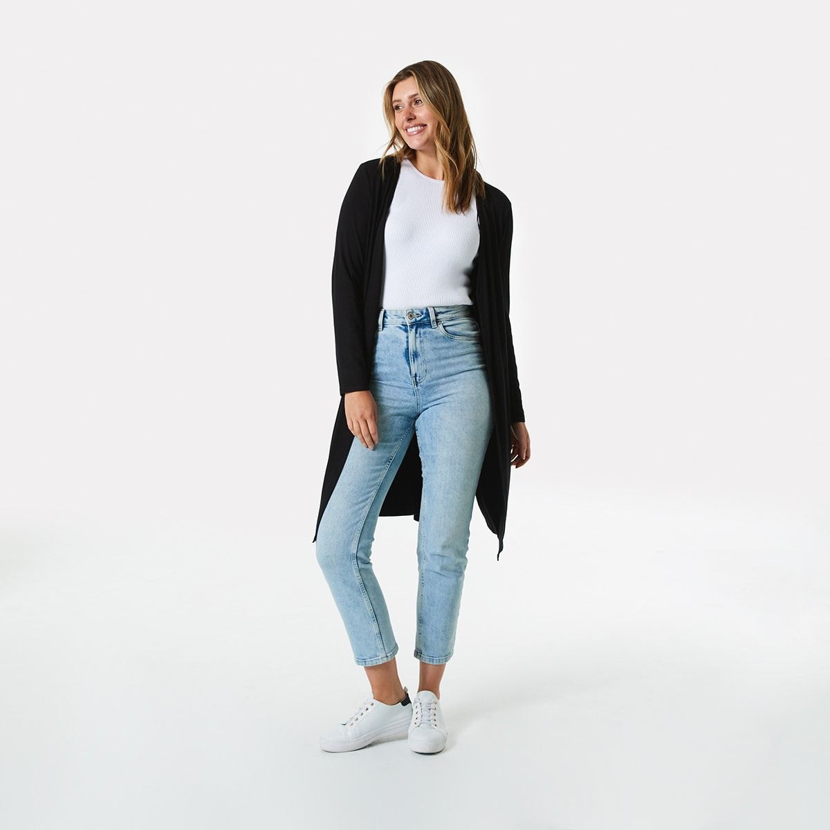 Long Sleeve Rib Cardigan