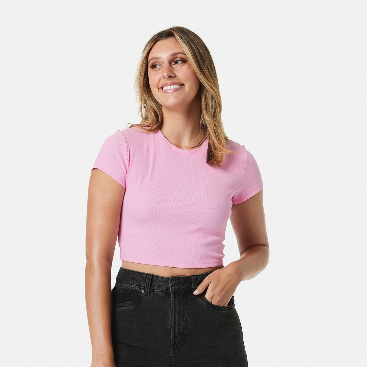 Short Sleeve Baby Ribbed T-shirt
