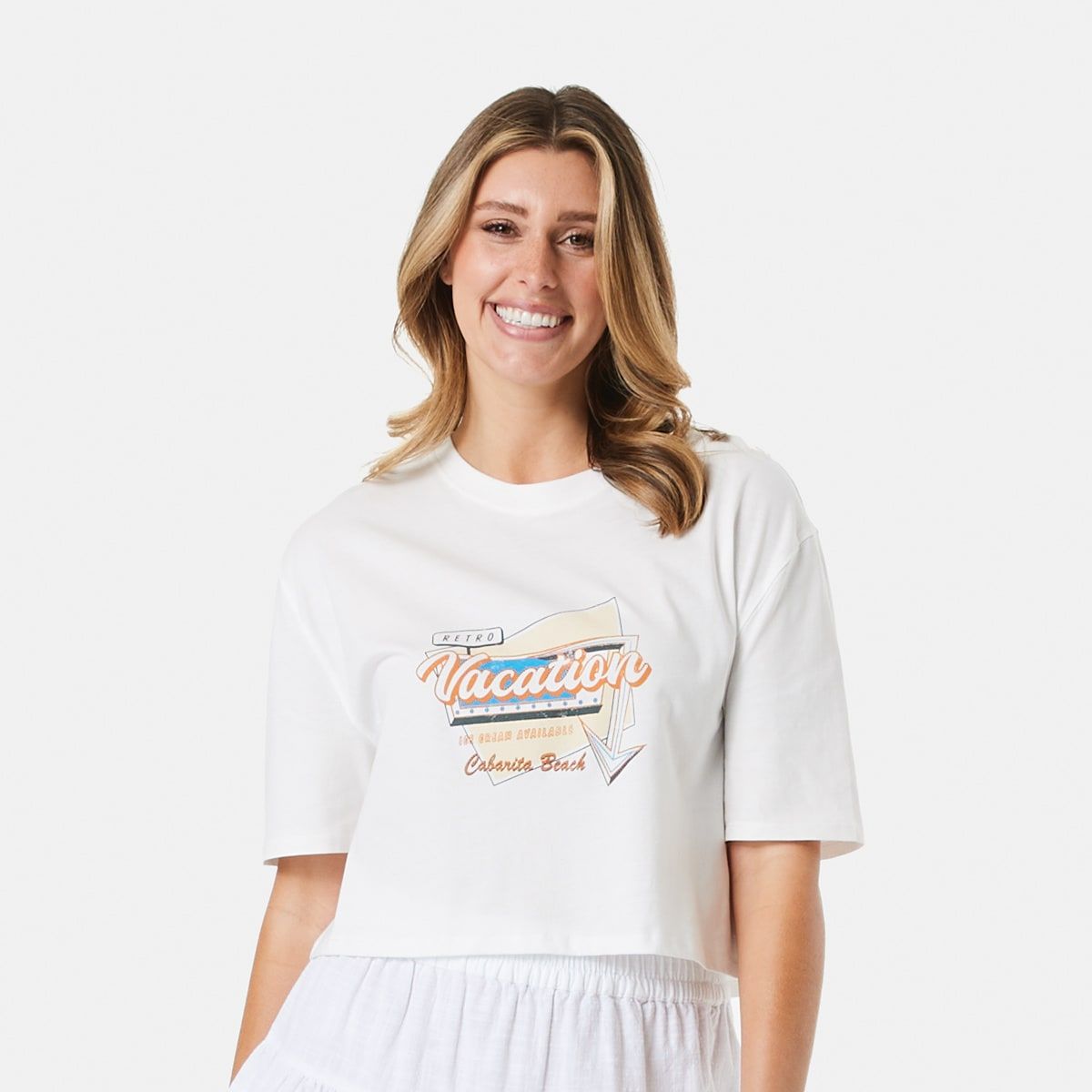 Oversized Print Cotton T-shirt