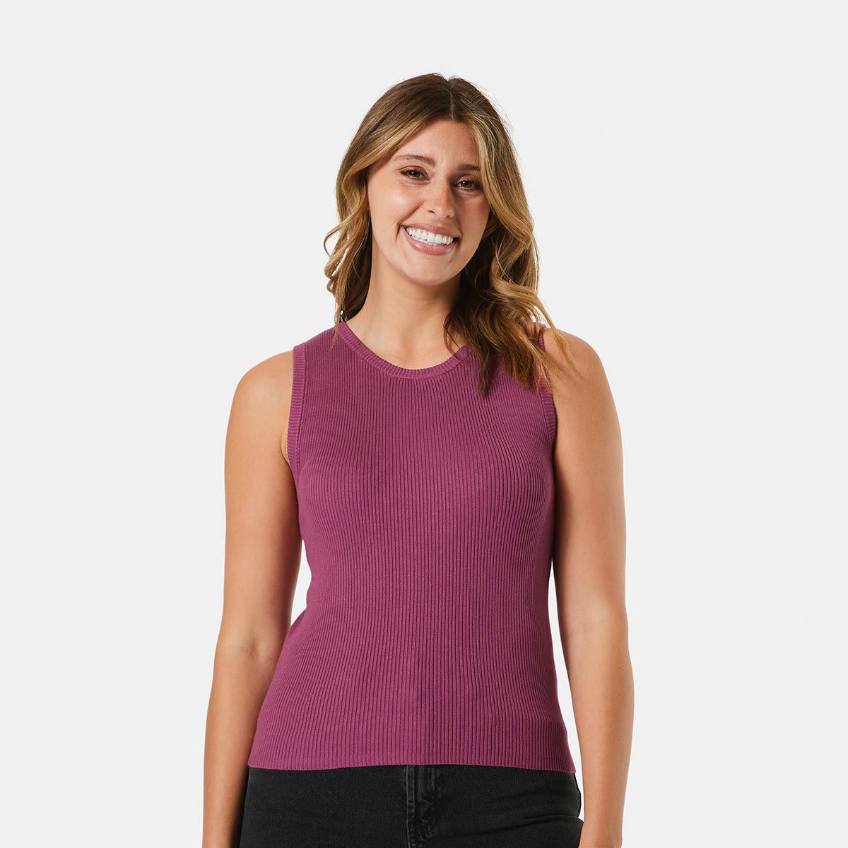 Sleeveless Rib True Knit Tank