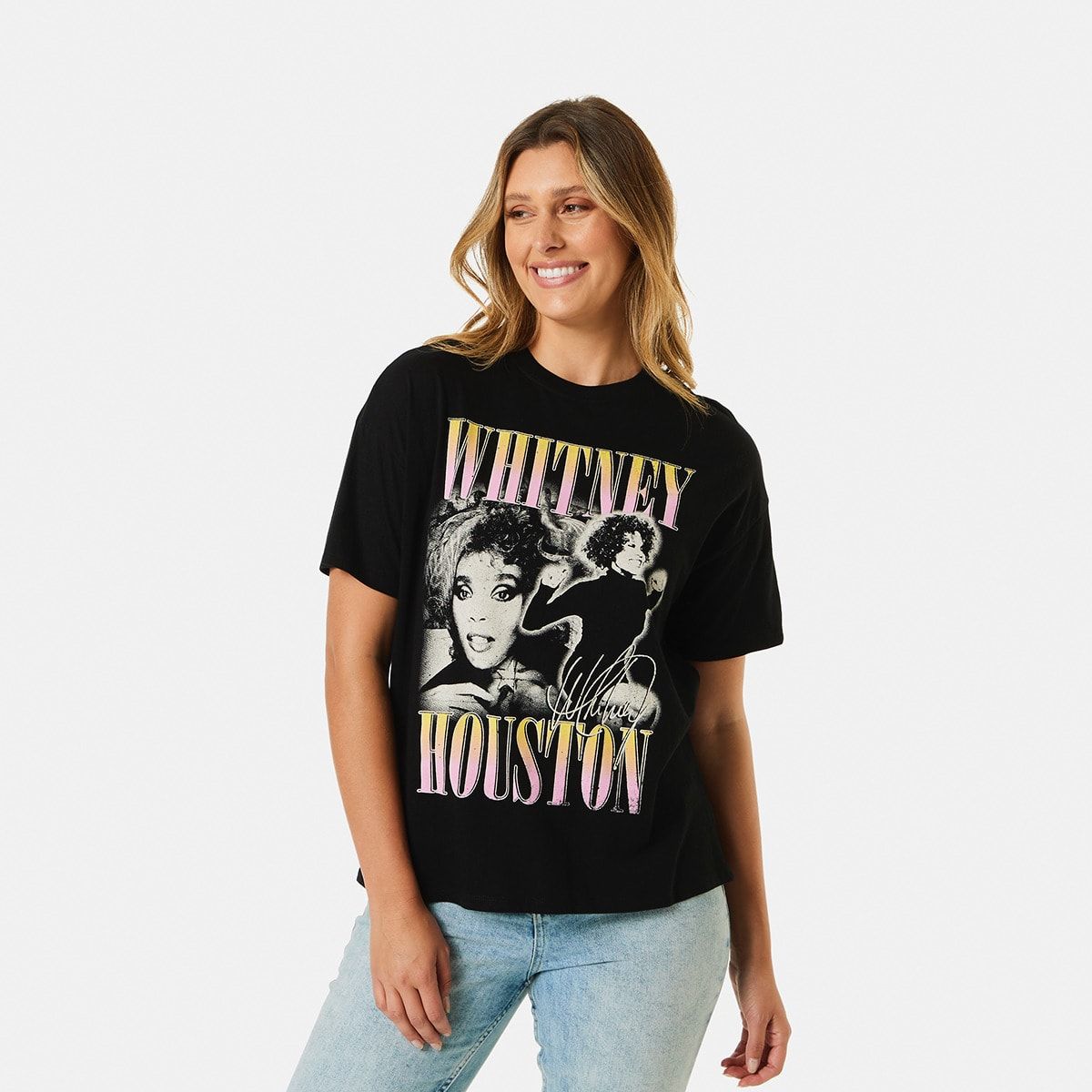 Short Sleeve Whitney Houston License T-shirt