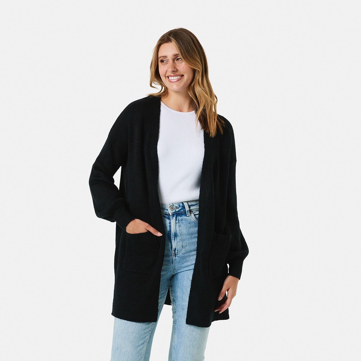 Balloon Sleeve Cardigan