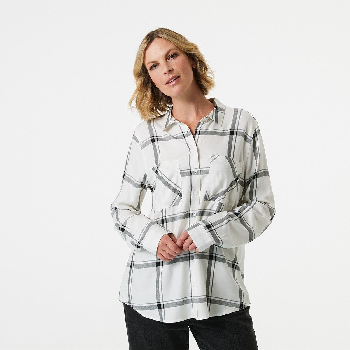 Long Sleeve Twill Shirt
