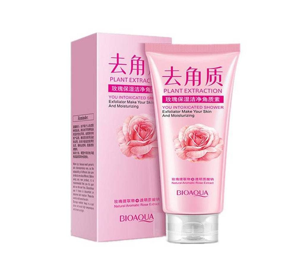 BIOAQUA Rose Exfoliating Facial Scrub 120g - Korea